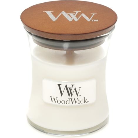 Vela WoodWick de teca blanca, 85 g (1/3)