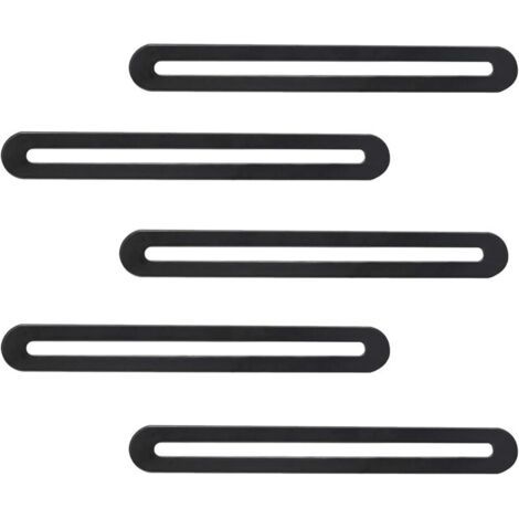 5 Pièces Plaque Perforée Équerres Connecteurs Plats Réglables en Acier Inoxydable,Plaque de Renfort Métallique, pour Réparer et Réparer le Bois, les Meubles
