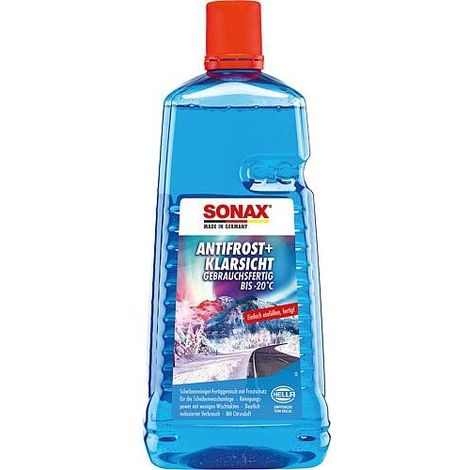 Nettoyant pour vitres SONAX AntiFrost+ClairVue, 03325410, jusqu'à -20 °C, Parfum citron, 2L (1/3)