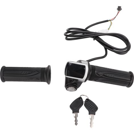 LED-Gasgriff für Elektrofahrrad mit Akkuanzeige und 36V-Schalter (1/5)
