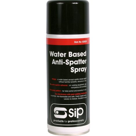 SIP 400ml Anti-Spatter Spray - L6.5 x W6.5 x H20 cm