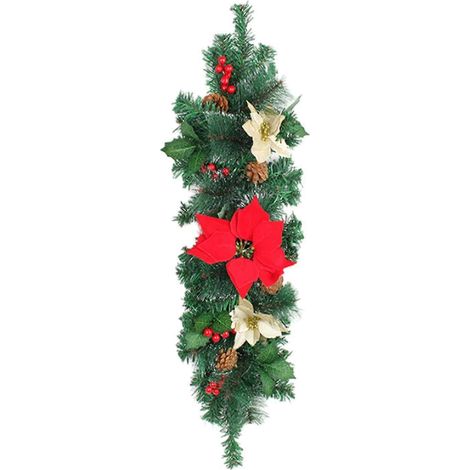 Décoration de boîte aux lettres de Noël, guirlande, couvre-boîte aux lettres pour mariage, cheminée, fêtes (1/4)