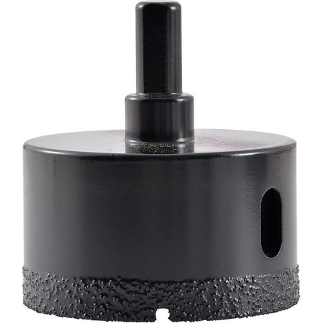 Foret diamanté pour scie cloche à noyau brasé 60 mm, coupe-trou creux pour verre, porcelaine, carrelage, marbre, céramique, granit (1/5)