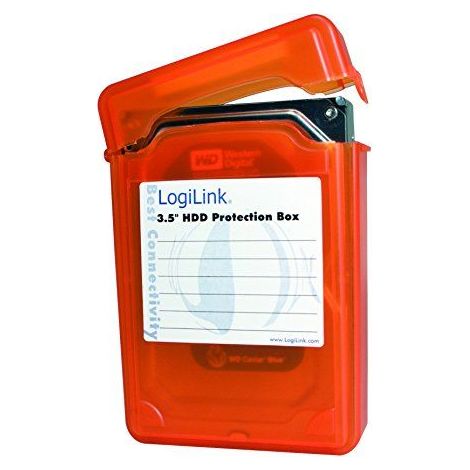 Schutzhülle für 3,5"-HDD-Festplatten, wasserdicht, LogiLink (1/2)