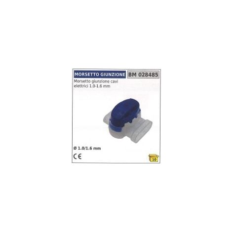 Morsetto giunzione cavi elettrici Ø 1,0 / 1,6 mm 028485
