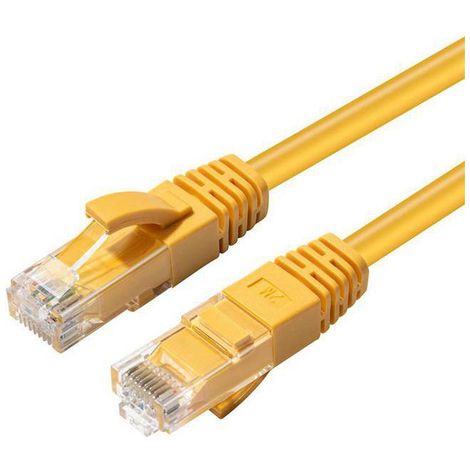 Cable de red Microconnect UTP520Y amarillo de 20 m (1/3)