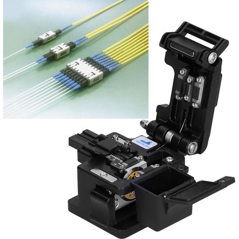Cliveuse de fibre optique haute précision X1 avec lame en carbure de tungstène, outil de soudage à froid et à chaud de la fibre optique, couteau de coupe pour câbles FTTH (1/5)