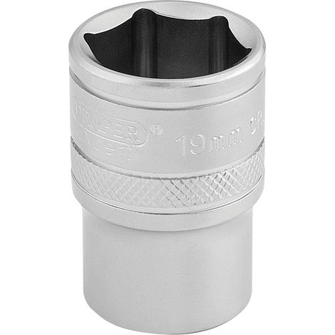Draper 19mm 1/2-Inch Square Drive 6-Point Metric Socket (Model 16609) (1/5)