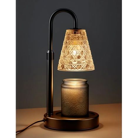 Chauffe-bougie avec minuterie et variateur, cadeau de pendaison de crémaillère, décoration pour une nouvelle maison, fondoir à bougies (1/5)