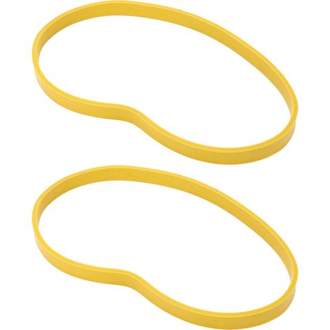 Lot de 2 pneus pour scie à ruban bois antiglisse en caoutchouc 12.55mm x 3.17mm pour roue 8 pouces rechange (1/5)