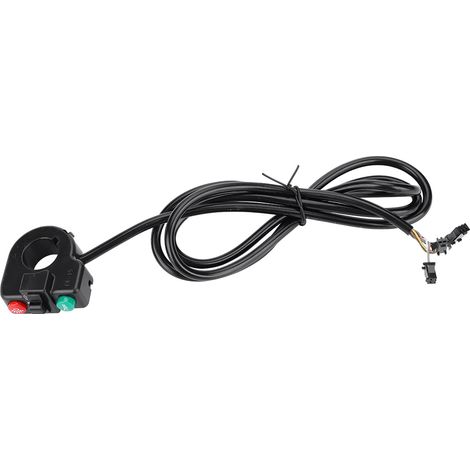 Interrupteur Klaxon Lumière 3 en 1 pour Vélo de Montagne, Vélo Électrique et Trottinette DK-15 (1/5)