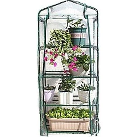 Serre pour Balcon 155x69x49 cm - 4 Couches - Robuste et durable - Idéale pour Cultiver Vos Plantes - Beast (1/5)