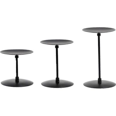 Bougeoir chandelier mariage décoration table, bougie pilier cylindrique, lot élégant pour cérémonie, ambiance romantique, accessoire réception, finition raffinée. (1/5)