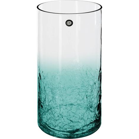 Vaso cilindrico in vetro craquelé h30cm - Atmosphera créateur d'intérieur (1/5)