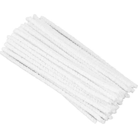 Cure-pipes en coton 200 pièces pour nettoyage de pipes à fumer (1/4)