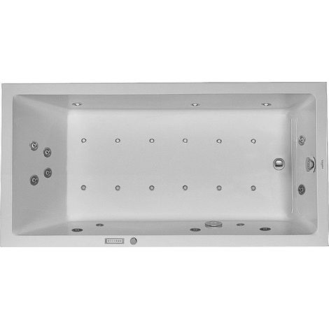 Baignoire Bain à remous rectangulaire STARCK 301 l 180x90 blanc 1 RS Combi-Syst E