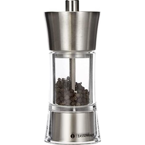 Zassenhaus Macina Pepe con Coperchio in Acciaio Inox 14cm (1/4)