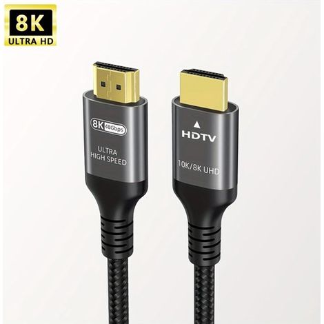 Cavo HDMI 8K da 1,83 metri，cavo HDMI 2.1b ad alta definizione con supporto 8K 60Hz，monitor e computer (1/5)