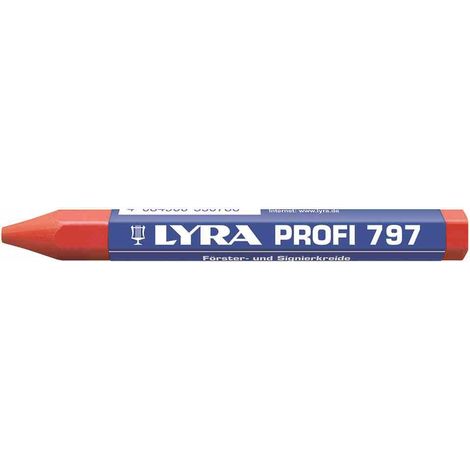 Ölbasierte Markierungskreide 797 Lyrarot (1/2)