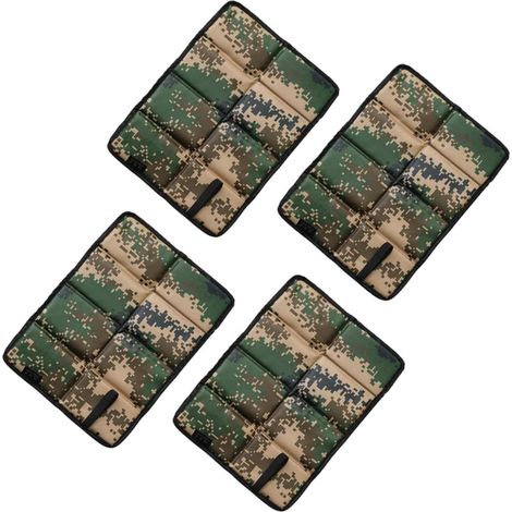 Coussin de Siège de Camping Pliable Imperméable 4 Pièces en Oxford (1/5)
