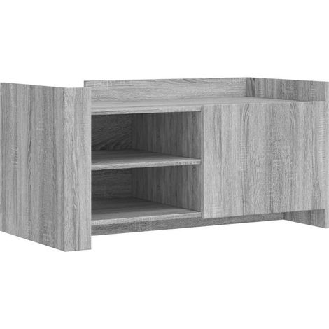 Maison Exclusive - Couchtisch Grau Sonoma 100x50x50 cm Holzwerkst