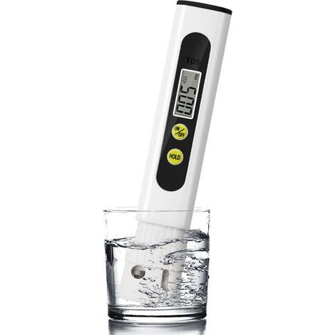 Digitales Wasserqualitätsmessgerät, 3-in-1: TDS-Messgerät, EC-Messgerät und Thermometer, Messbereich 0-9999 ppm, idealer Wassertester (1/5)