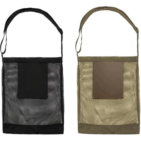 BUNTHAUS 2 Pcs Sacs de Chasse aux Champignons et Cueillette de Fruits, Grande Capacité, Pliable, Reglable pour Camping, Voyage, Randonnée (1/5)