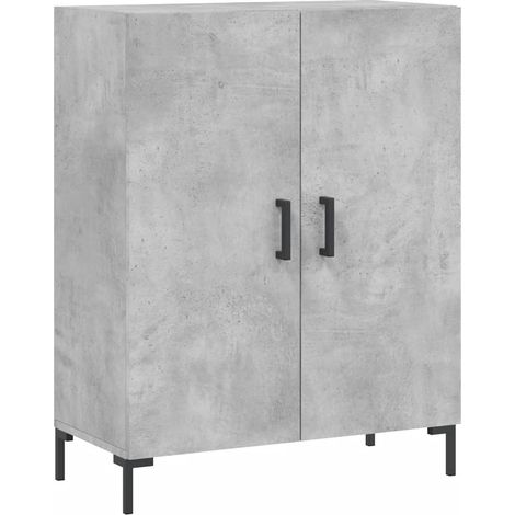 Credenza buffet cassettiera mobile contenitore organizer cucina soggiorno soggiorno 69,5 x 34 x 90 cm derivati del legno grigio 020032037