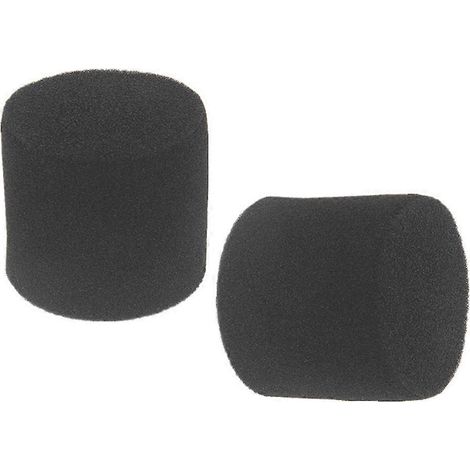 Lot de 2 bouchons en mousse pour évents de haut-parleurs (83 x 100 mmnoir)améliorant la phase des basses. (1/5)