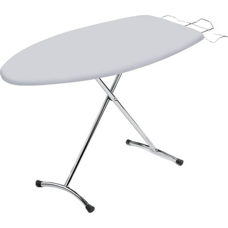 Asse da Stiro Rugby 125x46 cm Salvaspazio Ampia Area Gambe Doppie in Acciaio