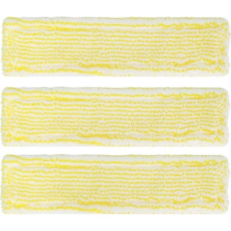 Lot de 3 lingettes de nettoyage de vitres en microfibre, compatibles avec les nettoyeurs de vitres WV2 et WV5, lingettes de rechange en tissu microfibre. (1/4)