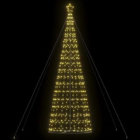 vidaXL LED Weihnachtsbaum 1534 LEDs Warmweiß 500 cm (1/5)