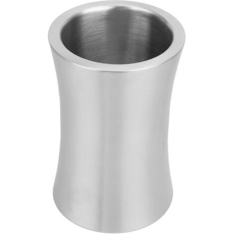 Seau à glace de bar, récipient isotherme à double paroi en acier inoxydable pour vin rouge et champagne. (1/5)