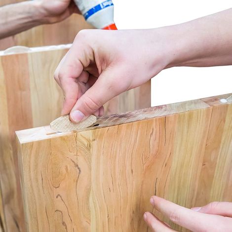 Lamelles, Lamelles d’assemblage taille 10,100 pièces/taille lamelle bois en hêtre massif Idéal pour fraiseuse bois (1/2)