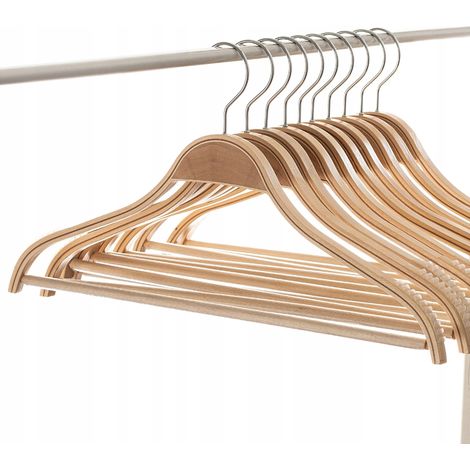 KADAX Cintres en bois laminé paquet de 6 (1/5)