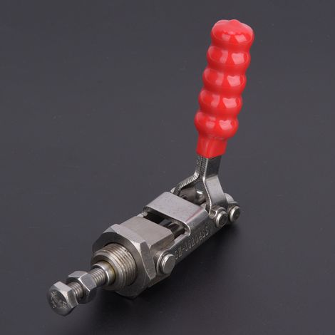 Pince à dégagement rapide en acier inoxydable 304 avec poignée de traction et de poussée, 136 kg, GH-36204SS (1/5)