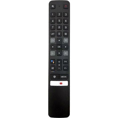 Télécommande légère noire pour téléviseurs LED intelligents TCL RC901V FMR1 (1/4)