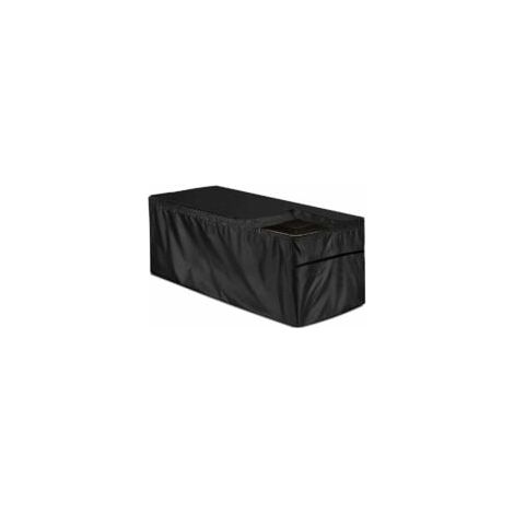 Housse de protection pour coffre de rangement 130 x 60 x 71 cm, housse imperméable pour coffre de rangement de jardin, housse de protection pour banc de coffre de rangement (1/5)