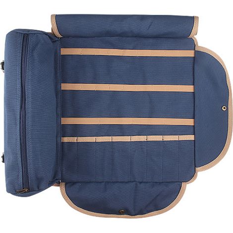 Sacoche de rangement pour barman, sac pliable pour outils de barman, kit de barman bleu (1/5)