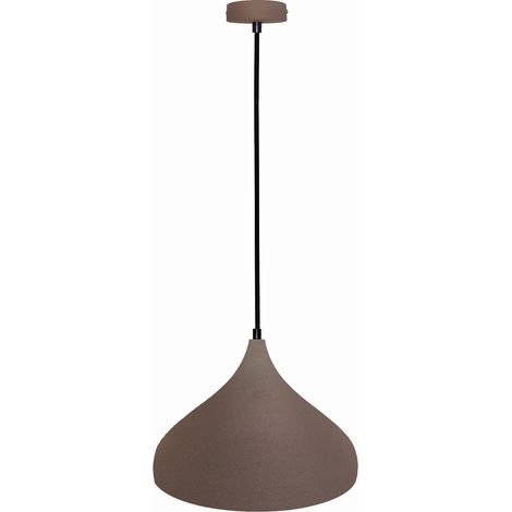 Candellux sospensione Viborg metallo marrone E27 90cm