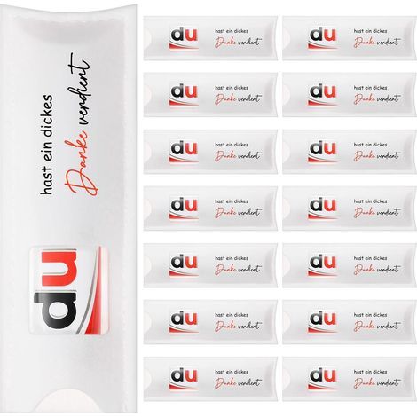 15 Pièces Emballage Cadeau en Feute de Bae de Chocolat, Pochettes en Emballage en Feute Chocolatée, Cadeau de emeciement Chocolatée Bae, pou Convient Aux Amis, Collègues (Blanc)