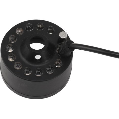 Brumeuse à 12 LED colorées, interface DC 5V, étanche, à ultrasons, idéale pour les bassins et les fêtes d'Halloween. (1/5)