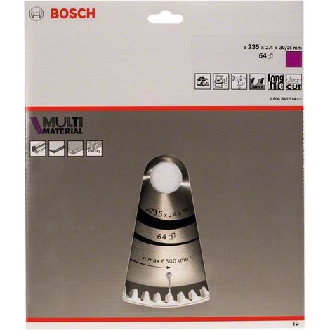 2608640514 - Lama per seghe circolari Multi Material 235 x 30/25 x 2,4 mm- 64