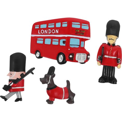 Aimant de Réfrigérateur Décoratif Soldat Britannique Créatif 3D en Résine (1/5)