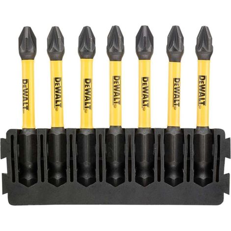 SET D'EMBOUTS LONGS PZ2, 7 PIÈCES DEWALT DT70821-QZ