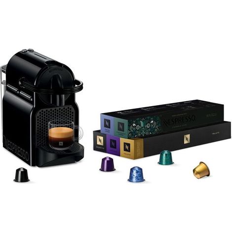 Cafè Nespresso Delonghi Inissia EN80.B Nero + 50 capsule (1/5)