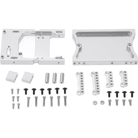 Boîtier de direction en alliage d'aluminium avec faisceau arrière pour MN D90 MN98, pièces de mise à niveau de voiture RC (1/5)
