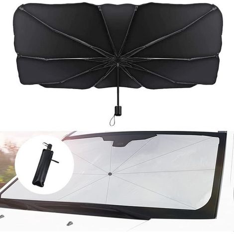 Pare-Soleil Voiture Pliable 125x65CM - Protection Solaire pour Pare-Brise (1/4)