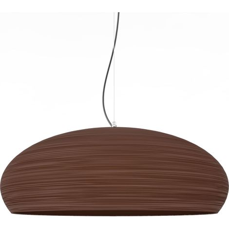 LUMICOM  UFO Sospensione, 1xE27, max 42W, metallo, corten, D.60cm (1/2)