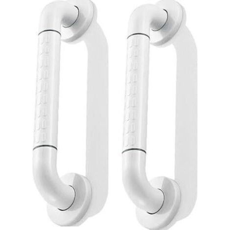Poignée douche ventouse, Barre D'appui WC en acier Inoxydable avec Fluorescence, 40 cm (1/4)